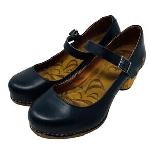 ART Company Leather Mary Jane Heel Black Comfort Workwear Size EU‎ 38